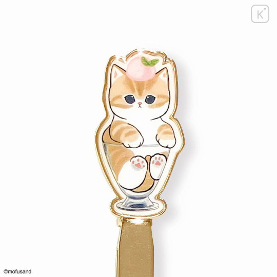 Japan Mofusand Clip Key Charm - Cat / Parfait Nyan - 7