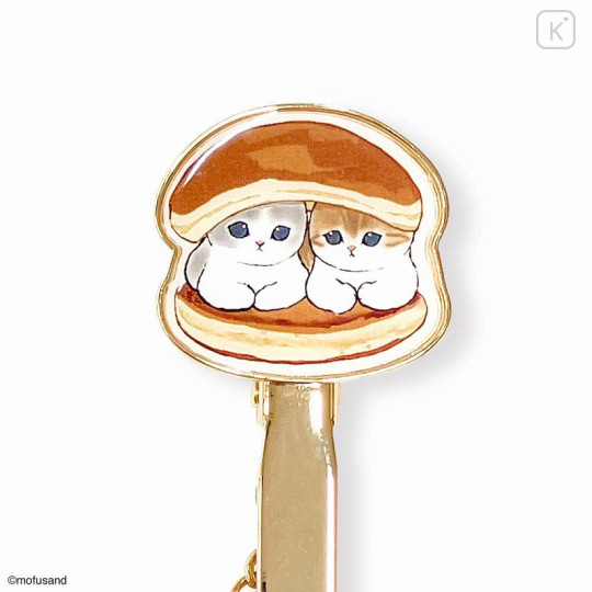 Japan Mofusand Clip Key Charm - Cat / Dorayaki Nyan - 7