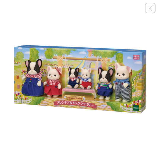 Japan Sylvanian Families Original Figure - French Bulldog Family - 3
