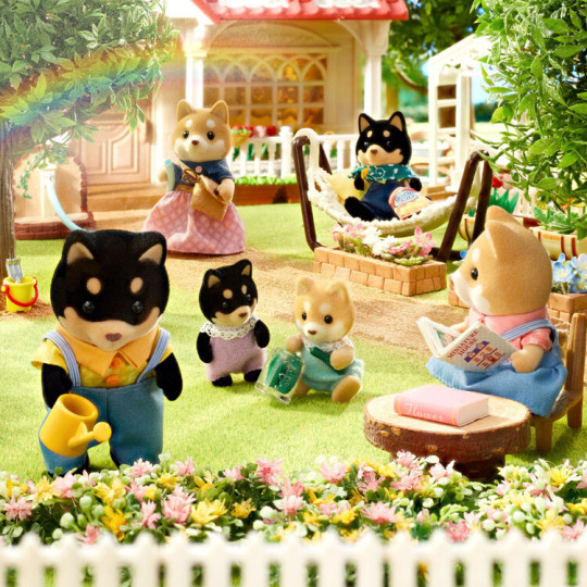 Japan Sylvanian Families Original Figure - Shiba Inu Family - 2