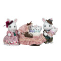 Japan Sylvanian Families Original Figure - White Rabbit Family - 1