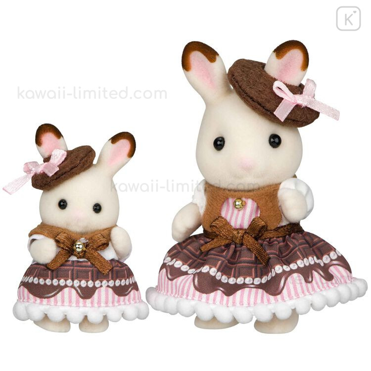Sylvanian families chocolate rabbit family shop