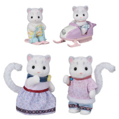 Japan Sylvanian Families Figure - Snow Leopard Family