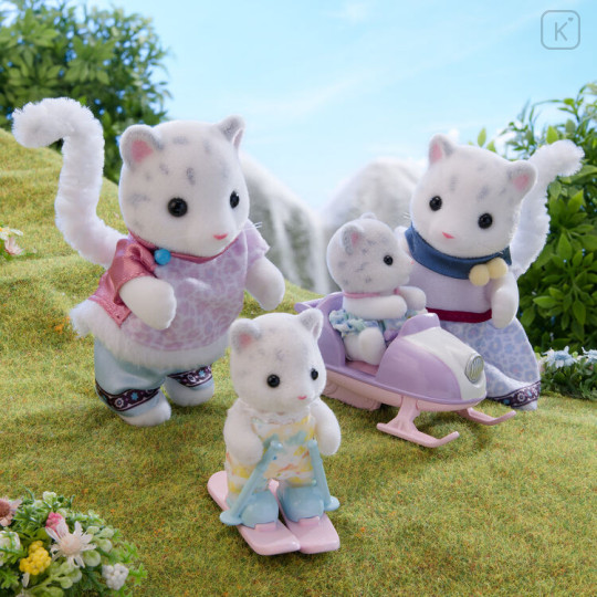 Japan Sylvanian Families Figure - Snow Leopard Family - 4