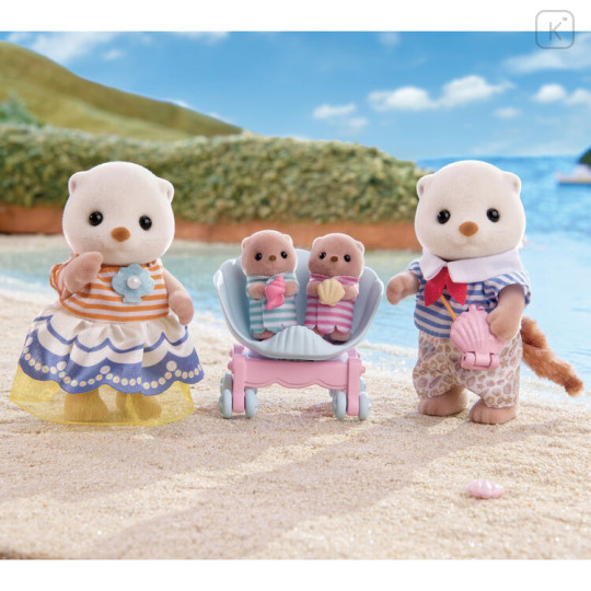 Japan Sylvanian Families Figure - Sea Otter Family - 3