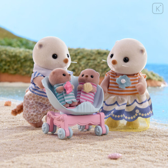 Japan Sylvanian Families Figure - Sea Otter Family - 4