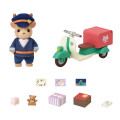 Japan Sylvanian Families Original Figure - Reindeer Mother / Delivery Bike Set - 3