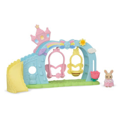 Japan Sylvanian Families Figure - Nursery School / Friendly Swing Set