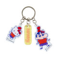 Japan Sanrio × Crayon Shinchan Triple Acrylic Keychain - Hello Kitty - 2