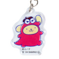 Japan Sanrio × Crayon Shinchan Triple Acrylic Keychain - Pompompurin - 3