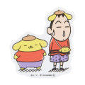 Japan Sanrio × Crayon Shinchan Die-cut Sticker - Pompompurin & Bo Suzuki - 2