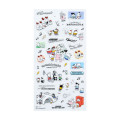 Japan Sanrio × Crayon Shinchan Sheet Sticker - Blue - 2