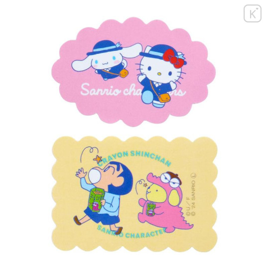 Japan Sanrio × Crayon Shinchan Boxed Flake Sticker - Star - 5