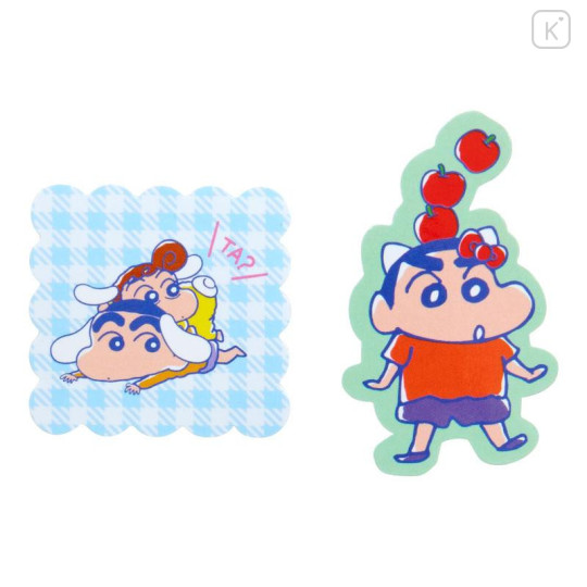 Japan Sanrio × Crayon Shinchan Boxed Flake Sticker - Pop - 6