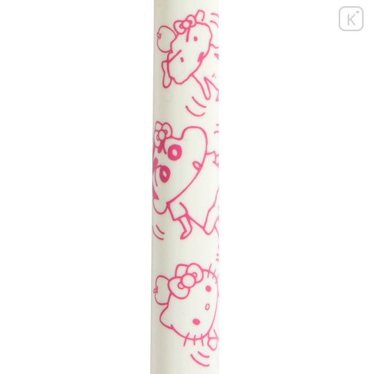 Japan Sanrio × Crayon Shinchan 2 Color Ballpoint Pen & Mechanical Pencil - Hello Kitty - 3