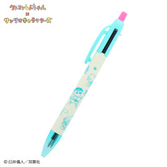 Japan Sanrio × Crayon Shinchan 2 Color Ballpoint Pen & Mechanical Pencil - Cinnamoroll & Hangyodon & Hello Kitty