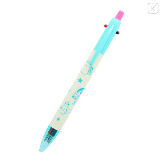 Japan Sanrio × Crayon Shinchan 2 Color Ballpoint Pen & Mechanical Pencil - Cinnamoroll & Hangyodon & Hello Kitty - 2