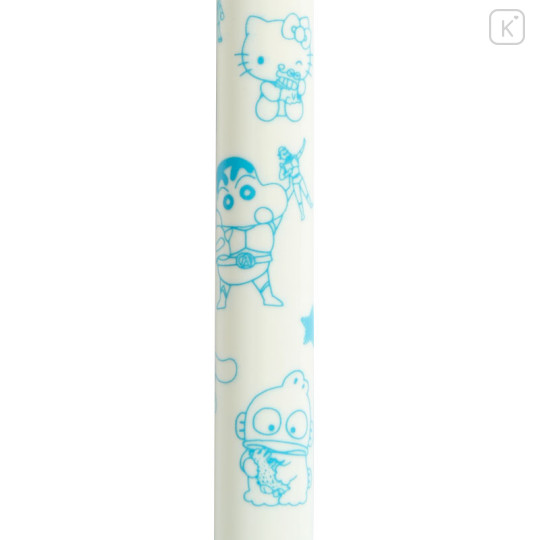 Japan Sanrio × Crayon Shinchan 2 Color Ballpoint Pen & Mechanical Pencil - Cinnamoroll & Hangyodon & Hello Kitty - 3