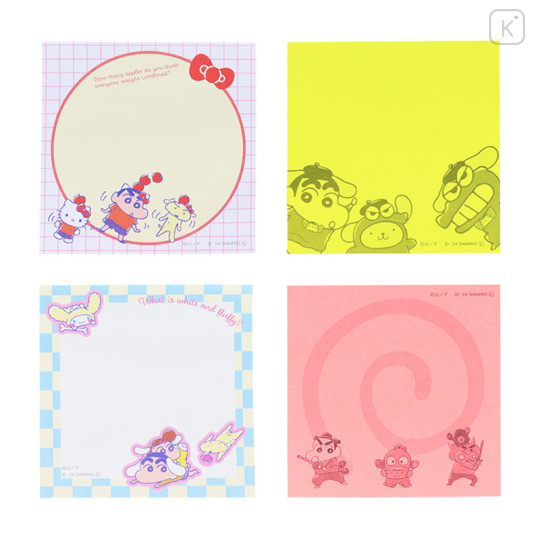 Japan Sanrio × Crayon Shinchan Sticky Note - Pop - 3