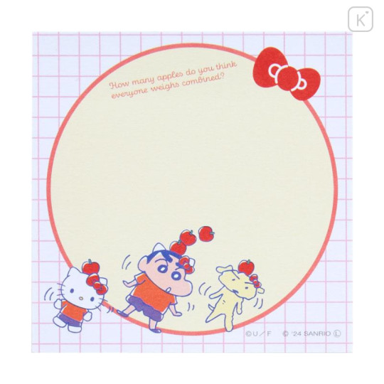 Japan Sanrio × Crayon Shinchan Sticky Note - Pop - 5