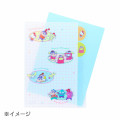 Japan Sanrio × Crayon Shinchan 5 Pockets A4 Clear File - Pop - 3