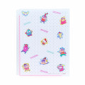 Japan Sanrio × Crayon Shinchan 6 Pockets A4 Clear File with Zipper - Pop - 2