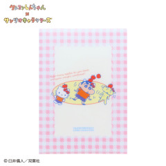 Japan Sanrio × Crayon Shinchan A5 Clear File - Pop