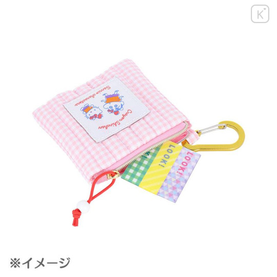 Japan Sanrio × Crayon Shinchan Pouch with Carabiner - Hello Kitty & Shinnosuke Nohara - 4