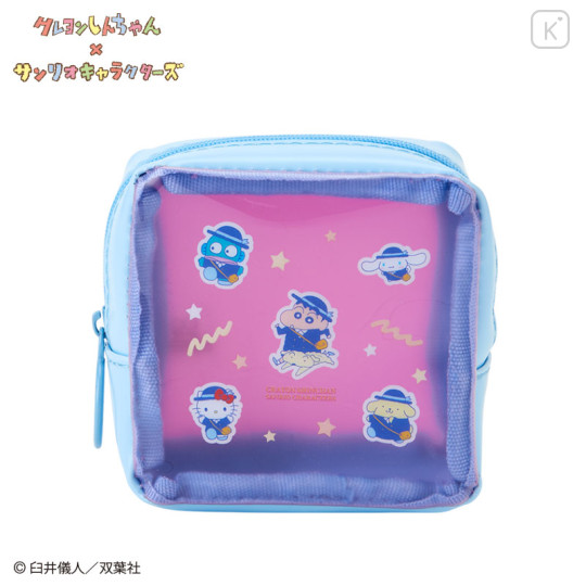 Japan Sanrio × Crayon Shinchan Color Pouch - Pink - 1