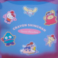 Japan Sanrio × Crayon Shinchan Color Pouch - Blue - 4