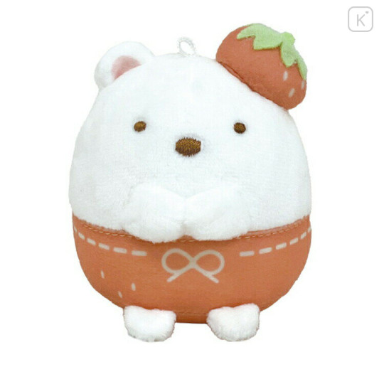 Japan San-X Play Charm Phone Holder - Sumikko Gurashi / Shirokuma Polar Bear - 1