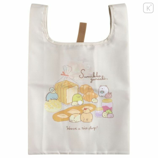 Japan San-X Eco Shopping Bag (S) - Sumikko Gurashi / Bread - 1