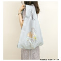 Japan San-X Eco Shopping Bag - Sumikko Gurashi / Purple Floral - 3