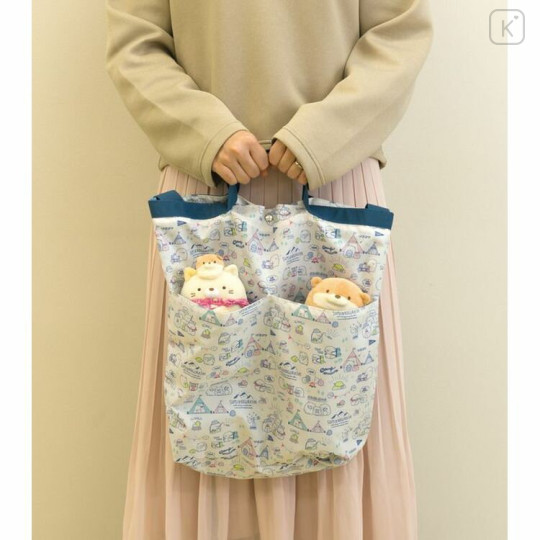 Japan San-X 2way Tote Bag - Sumikko Gurashi / Sumikko Camp - 2