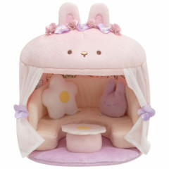 Japan San-X Scene Plush Set - Sumikko Gurashi / Mysterious Rabbit Oniwa Sofa