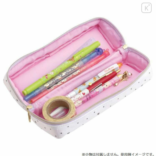 Japan San-X Pen Pouch - Rilakkuma / Pink - 3