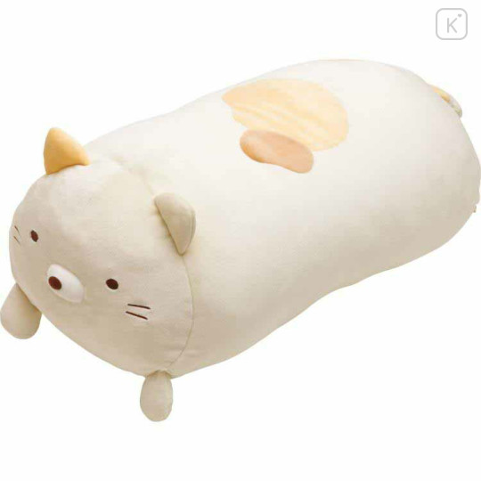 Japan San-X Super Mochimochi Cushion - Sumikko Gurashi / Neko Calico Cat - 1