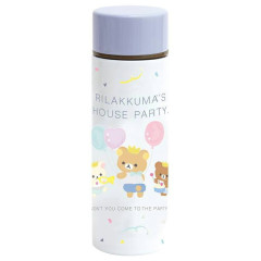 Japan San-X Stainless Steel Mini Bottle - Rilakkuma / House Party