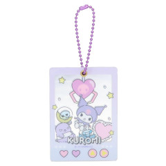 Japan Sanrio Slide Mirror Acrylic Keychain - Kuromi / Crane Game