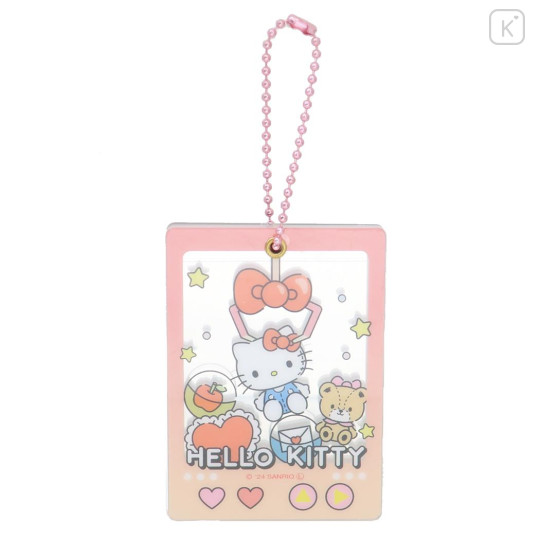 Japan Sanrio Slide Mirror Acrylic Keychain - Hello Kitty / Crane Game - 1