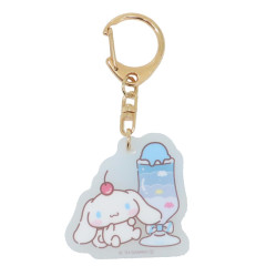 Japan Sanrio UV Changing Acrylic Keychain - Cinnamoroll / Dessert