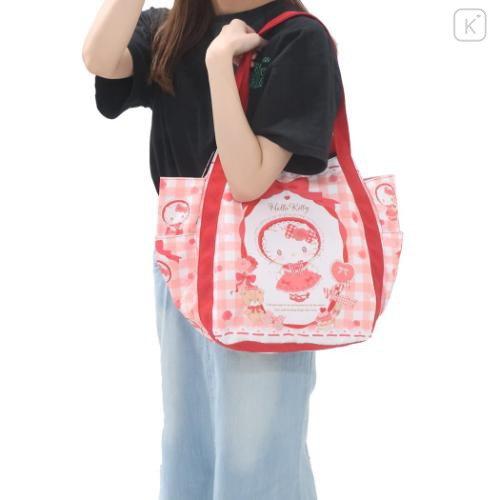 Japan Sanrio Balloon Tote Bag - Hello Kitty / Lolita - 4