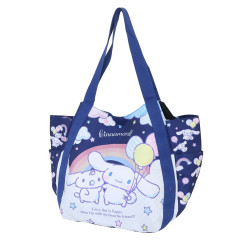 Japan Sanrio Balloon Tote Bag - Cinnamoroll & Milk / Sky Party