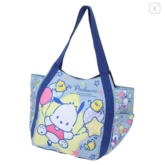 Japan Sanrio Balloon Tote Bag - Pochacco / Party - 1