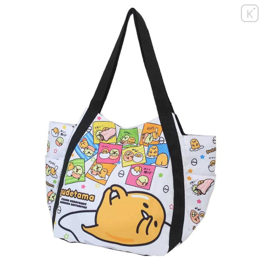 Japan Sanrio Balloon Tote Bag - Gudetama - 1