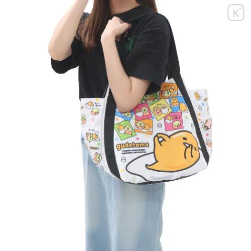 Japan Sanrio Balloon Tote Bag - Gudetama - 4