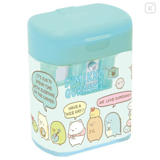 Japan San-X Pencil Sharpener - Sumikko Gurashi / Happy School - 1