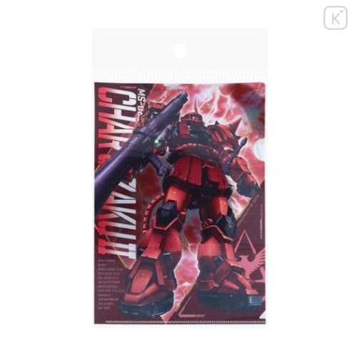 Japan Mobile Suit Gundam Seed Freedom A4 File Folder - Char's Zaku II MS-06S - 4