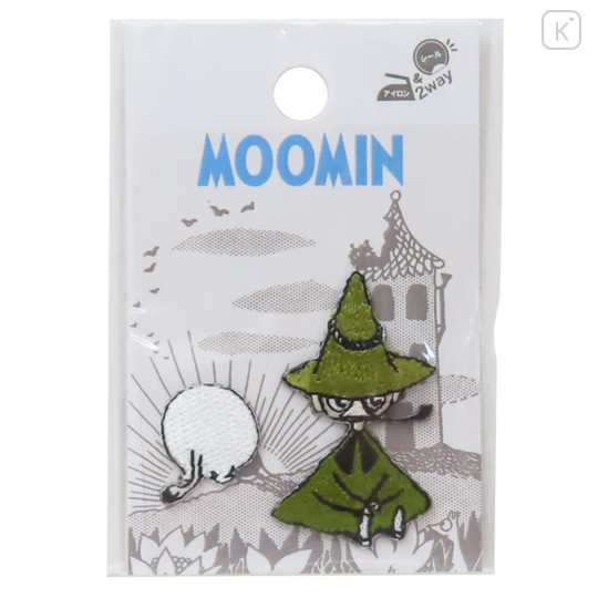 Japan Moomin Embroidery Iron-on Applique Patch - Snufkin & Moomintroll's Butt - 1