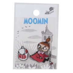 Japan Moomin Embroidery Iron-on Applique Patch - Little My / Smirk